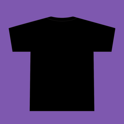 Musoka BG Club black and white t-shirt, print detail