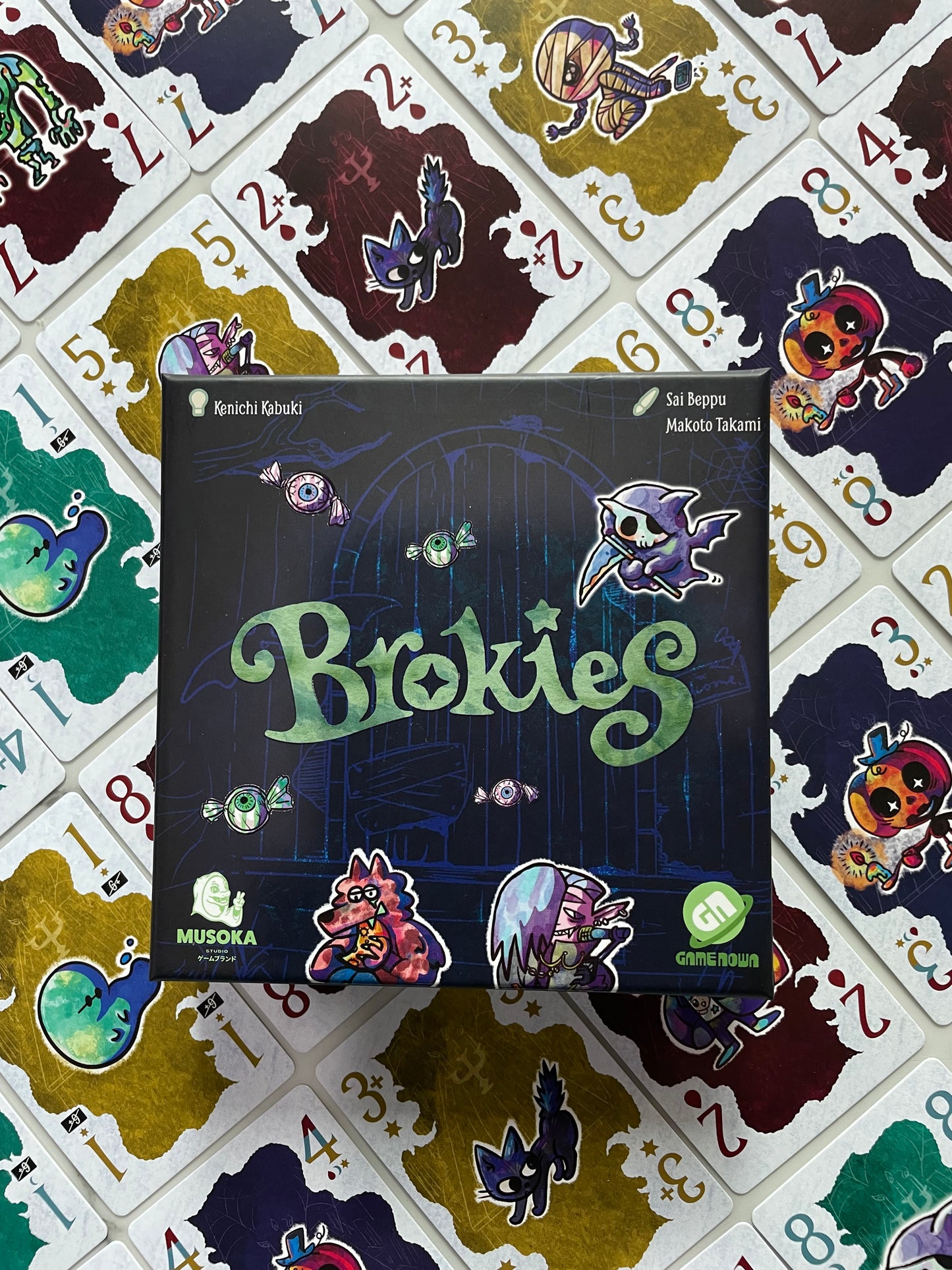 Brokies card game box front cover