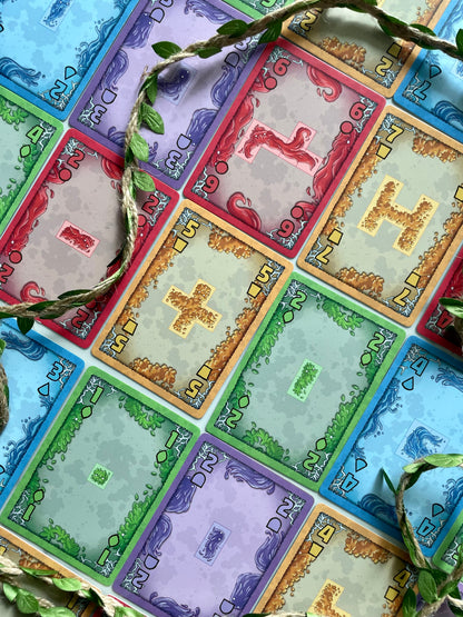 Yami game set up for a family cooperative session