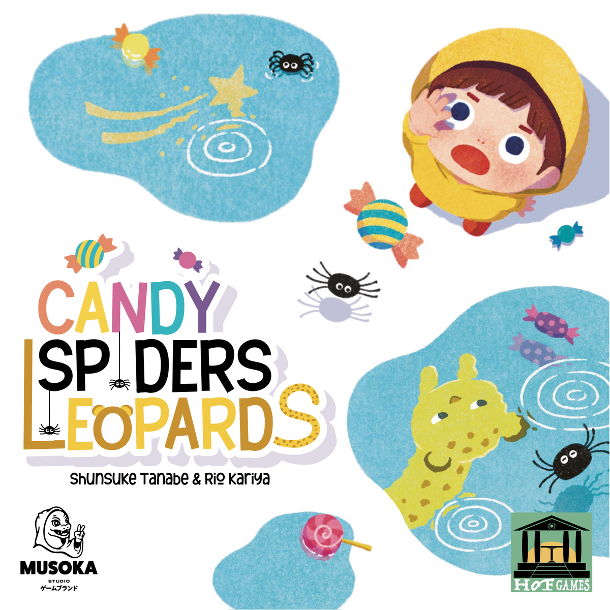 Candy Spiders Leopards box front cover