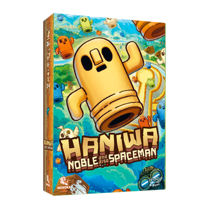 Haniwa board game box, 3D view — Musoka Studio strategy tile game