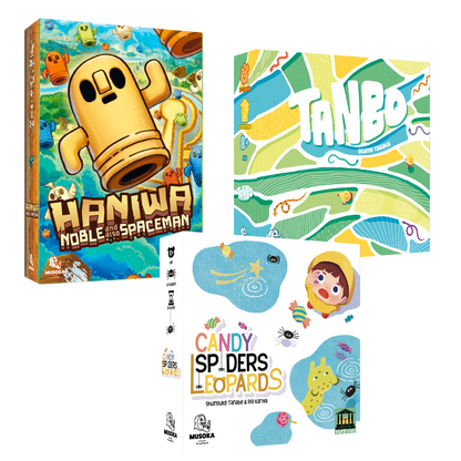 Musoka Japan Pack: Tanbo, Haniwa and Candy Spiders Leopards bundle