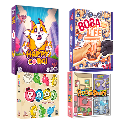 Musoka Family Pack: four family board games bundled together