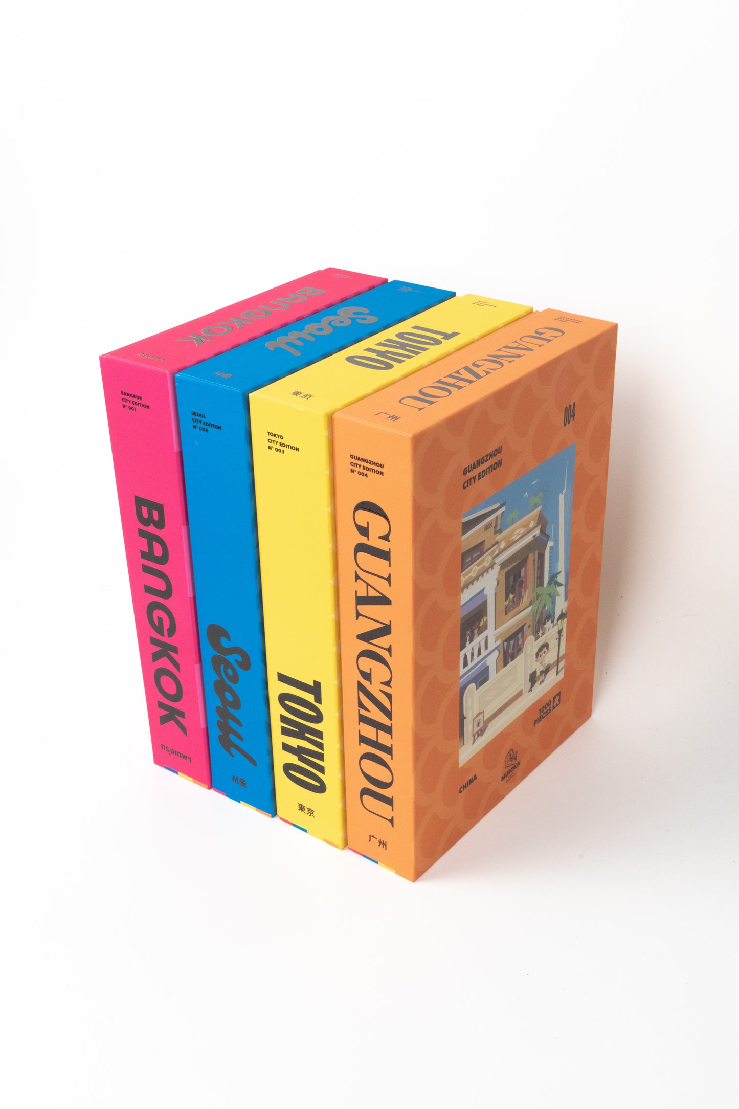 Detail of a Musoka Cities Edition puzzle artwork